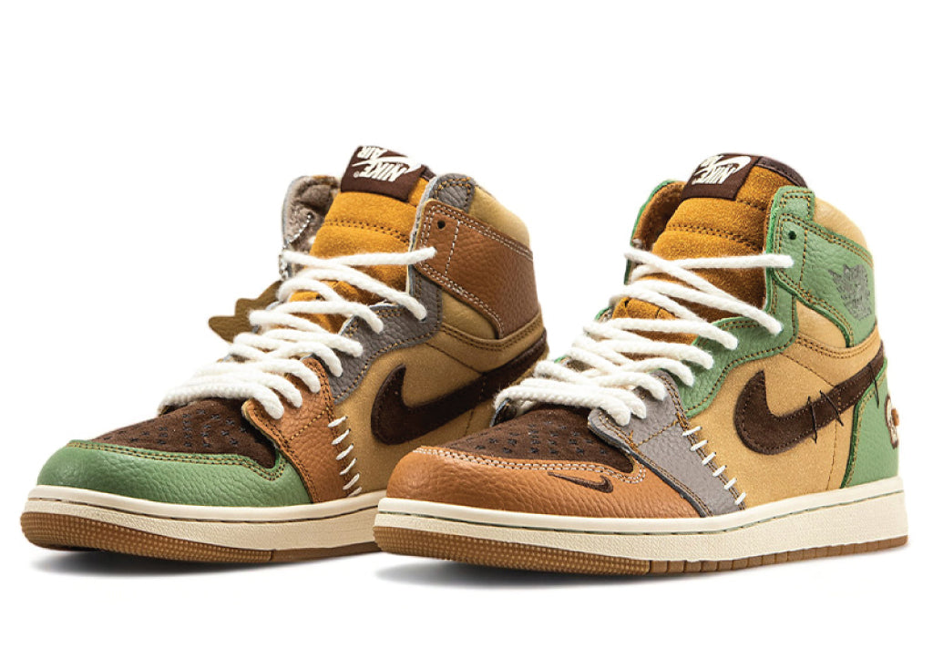 Air Jordan 1 High Voodoo Brown / Grey / Green