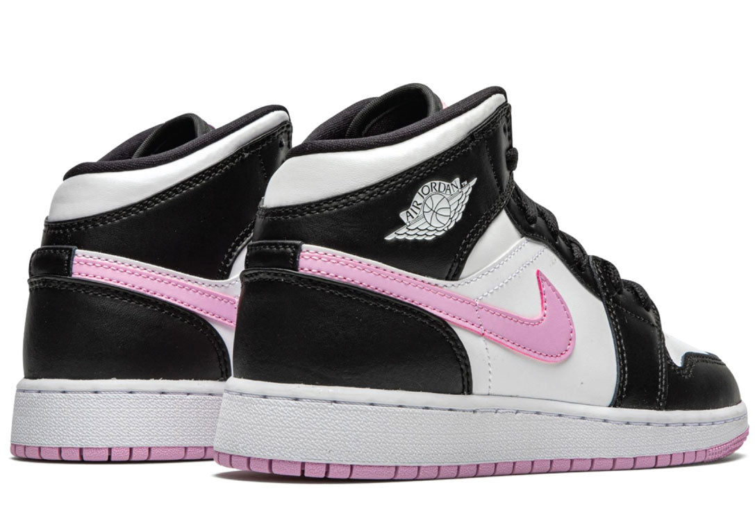 Air Jordan 1 Mid GS White Light Arctic Pink