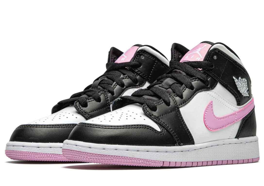 Air Jordan 1 Mid GS White Light Arctic Pink