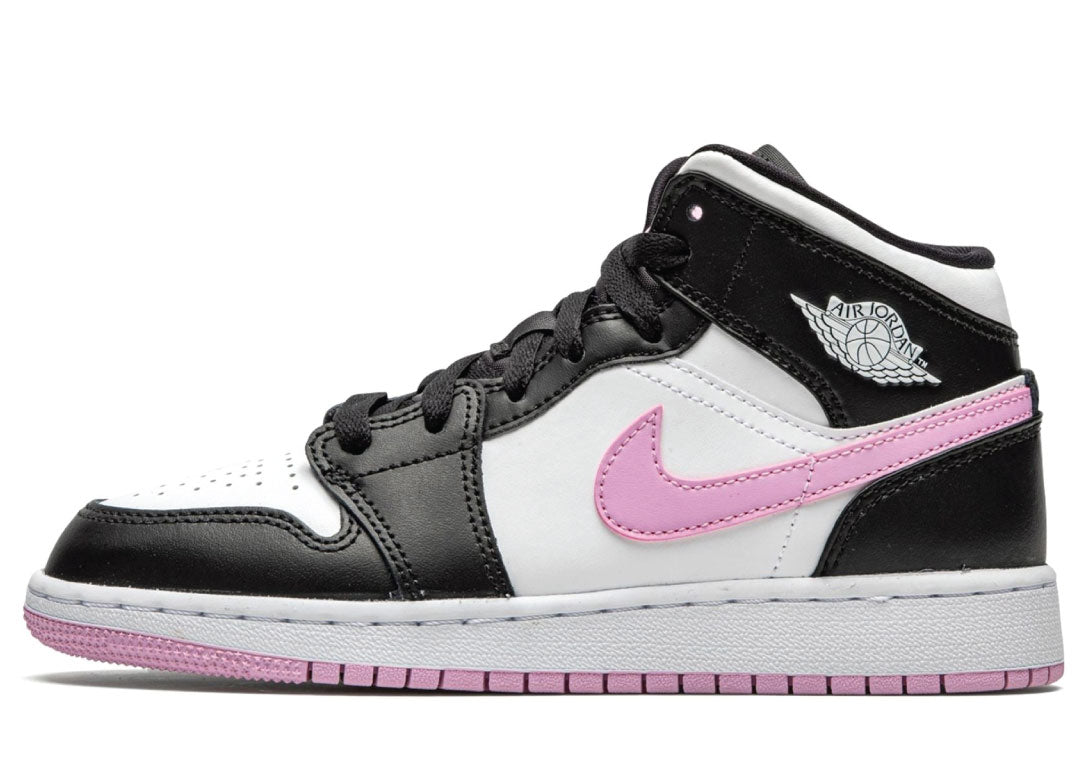 Air Jordan 1 Mid GS White Light Arctic Pink