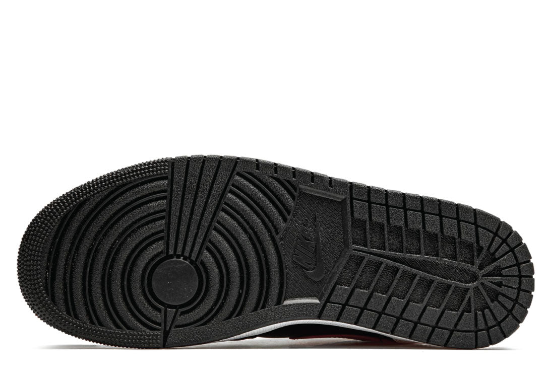 Air Jordan 1 Mid Black Chile Red White