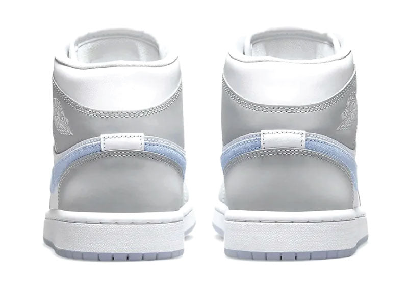 Air Jordan 1 Mid Grey Blue Womens