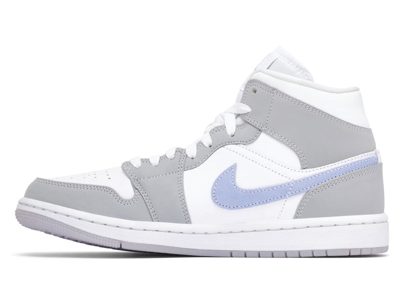 Air Jordan 1 Mid Grey Blue Womens