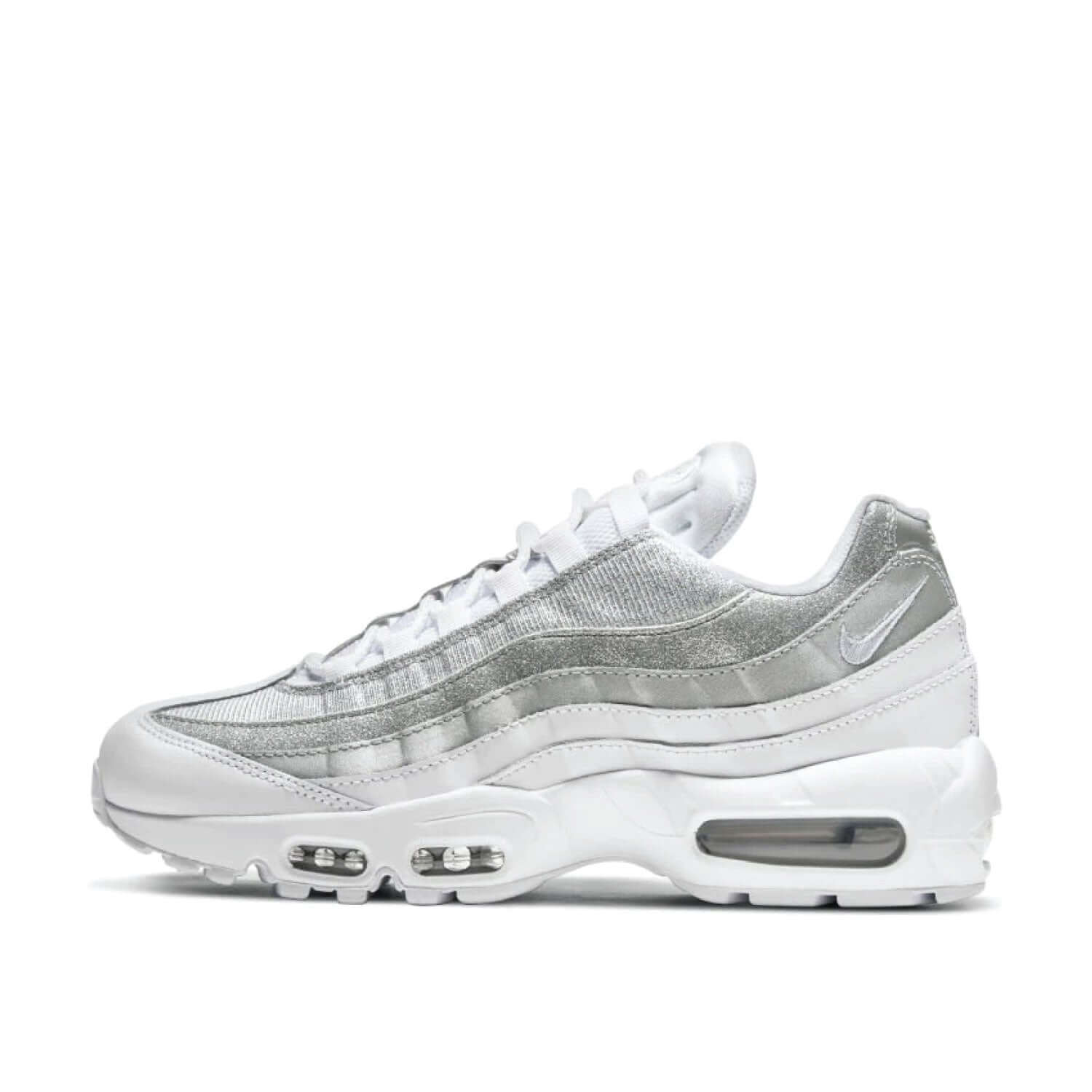 Wmns Air Max 95 'White Metallic Silver'