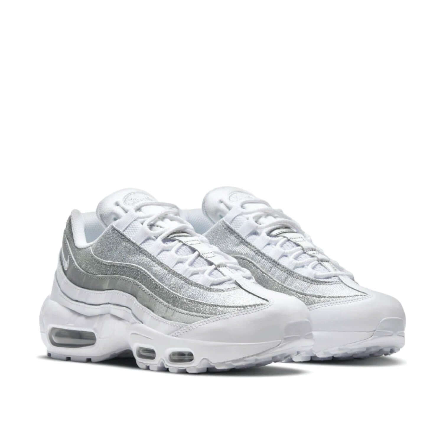 Wmns Air Max 95 'White Metallic Silver'