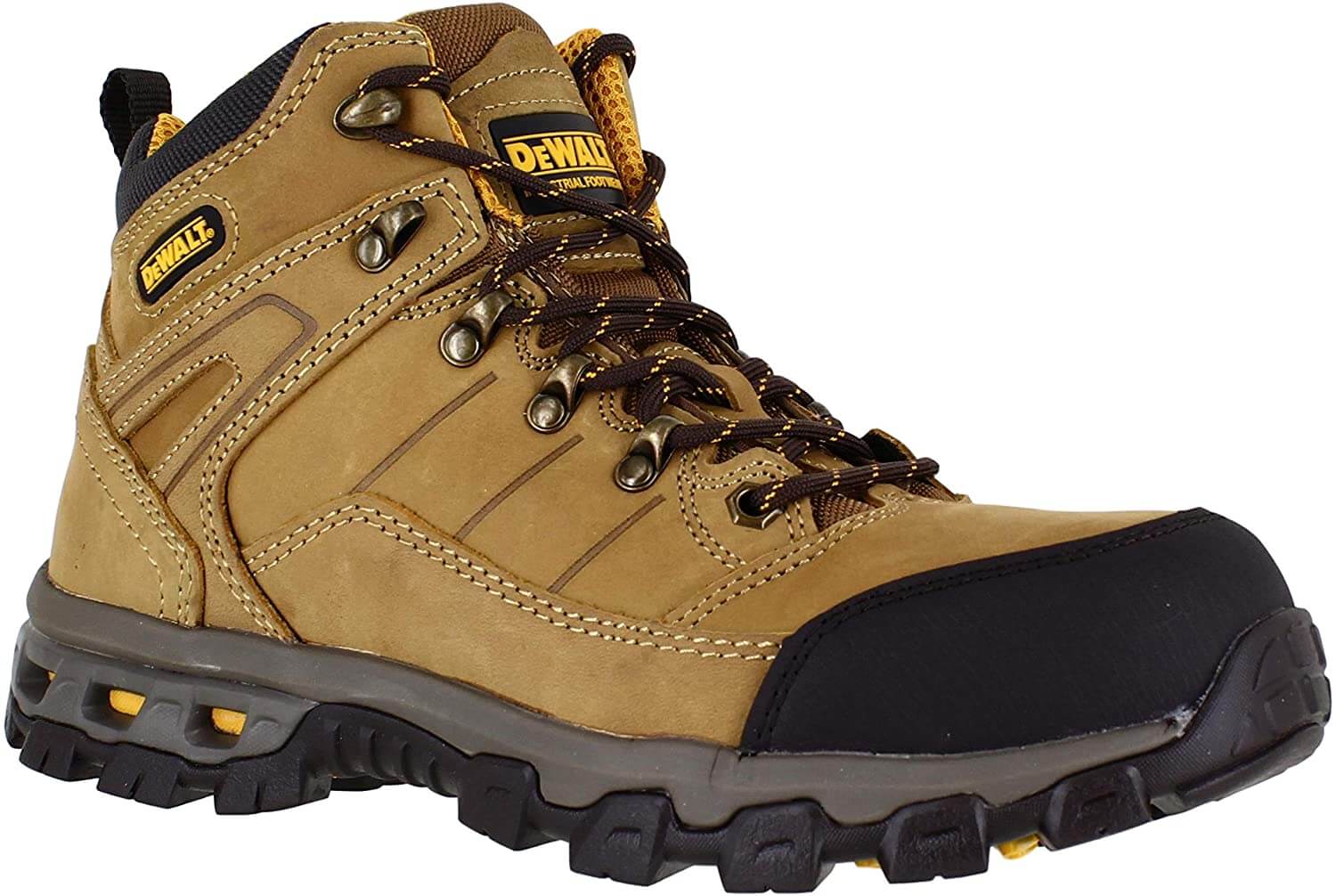 Men Side Zip-Up Safety Boots