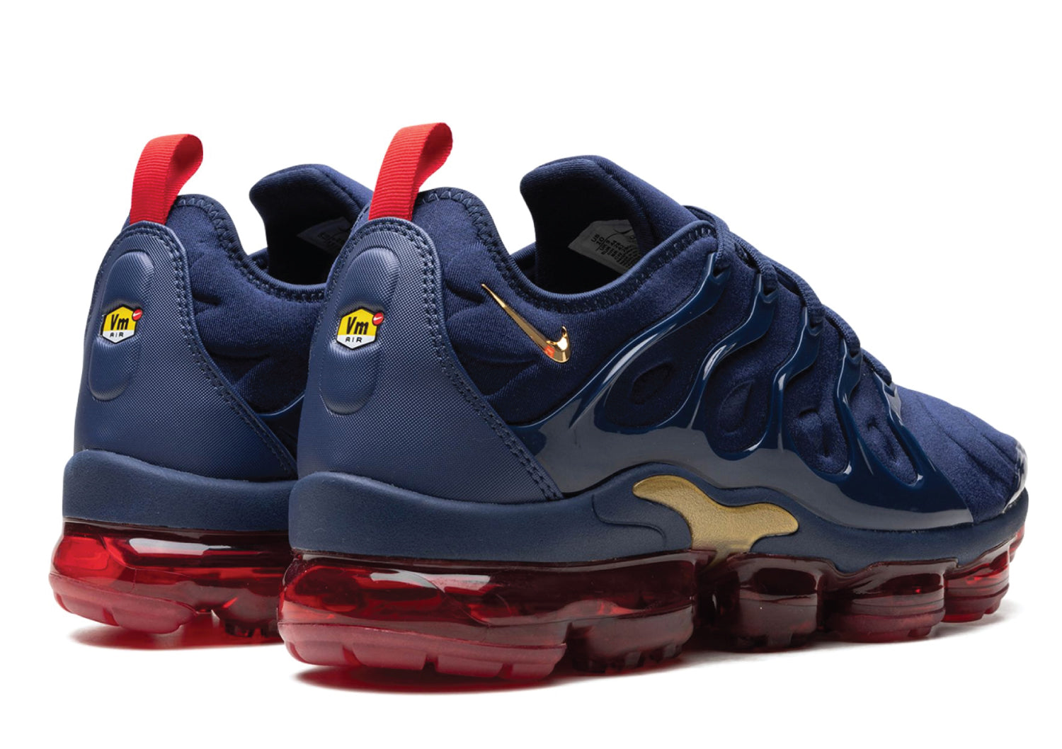 Air VaporMax Plus Metallic Blue / Gold