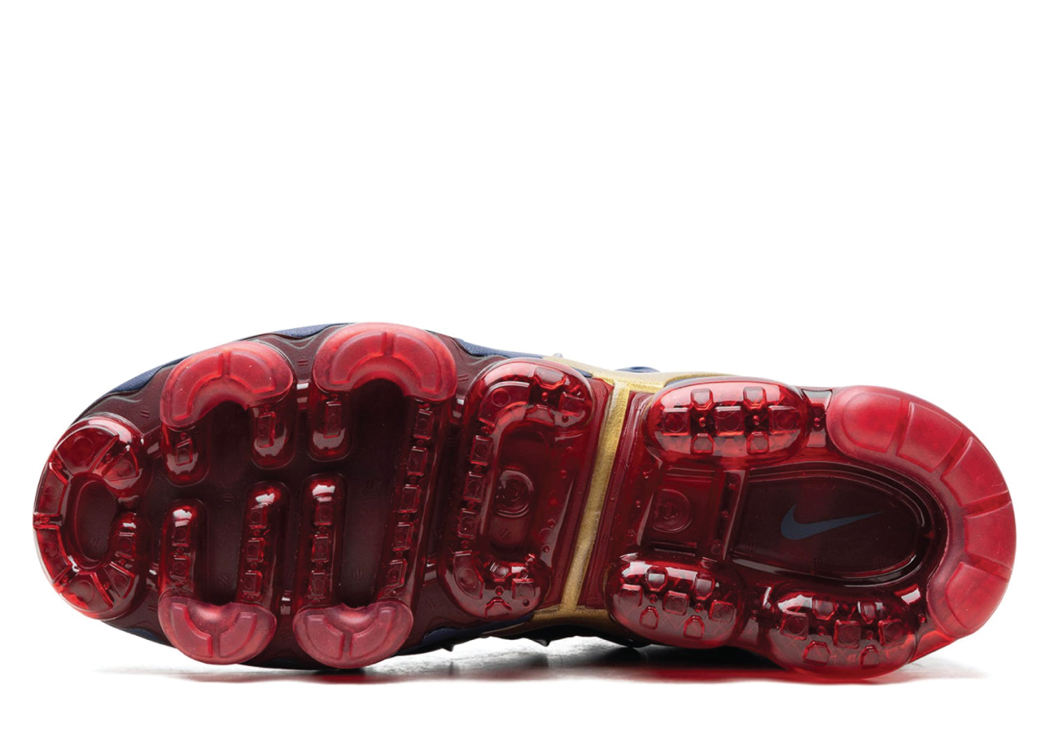 Air VaporMax Plus Metallic Blue / Gold