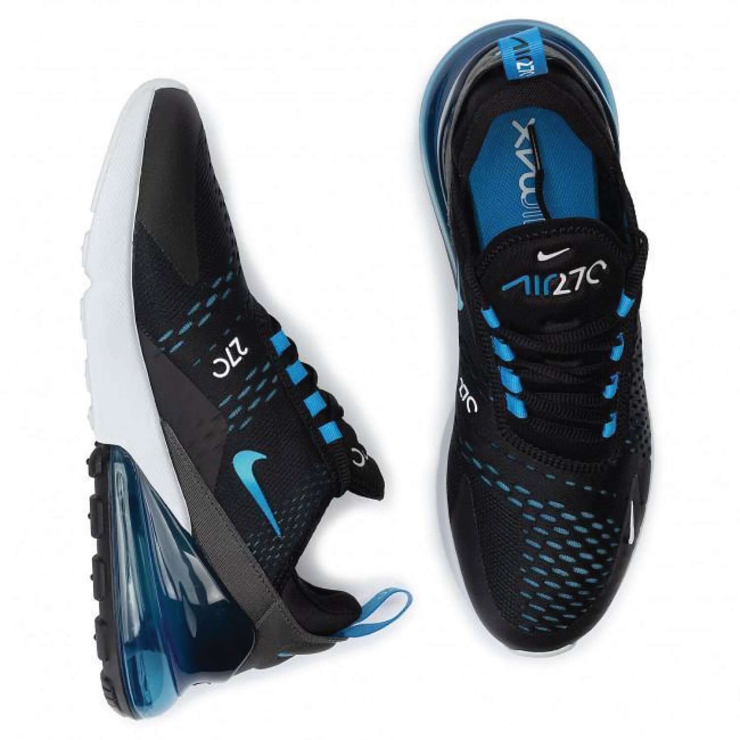 Air Max 270 Black Light Blue Fury