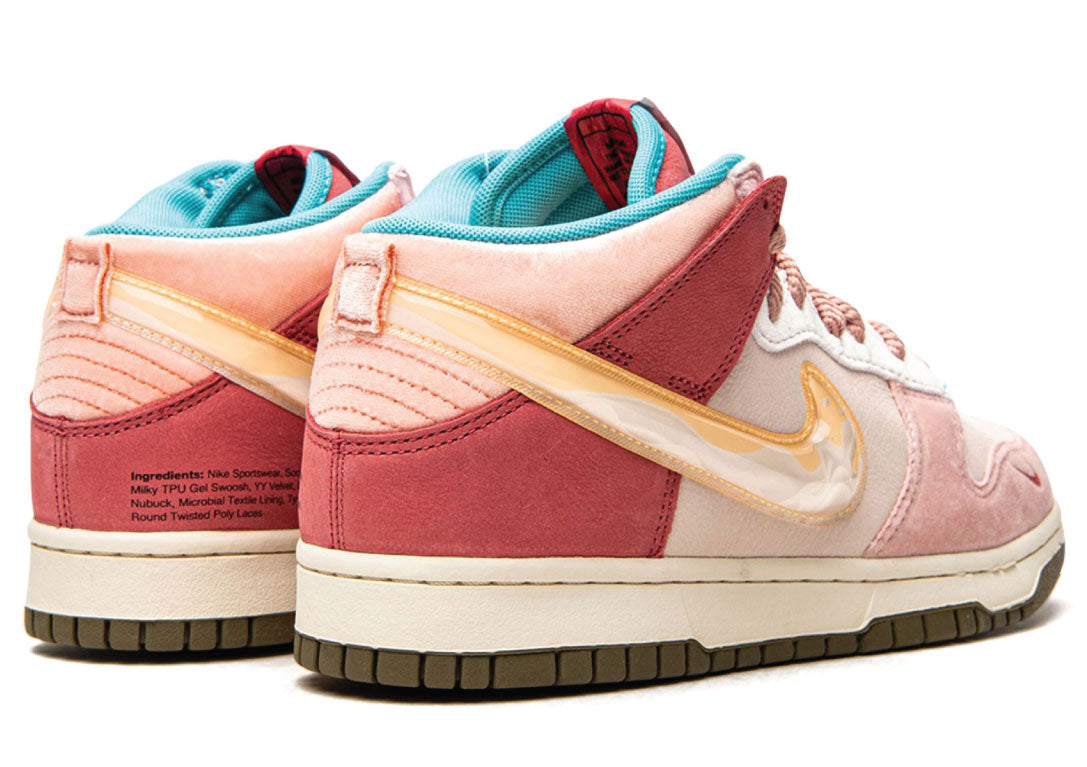 Social Status x Dunk Mid Strawberry Milk