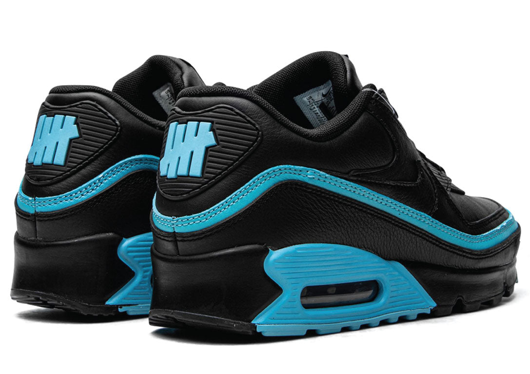 Undefeated X Nike Air Max 90 Black Blue Fury