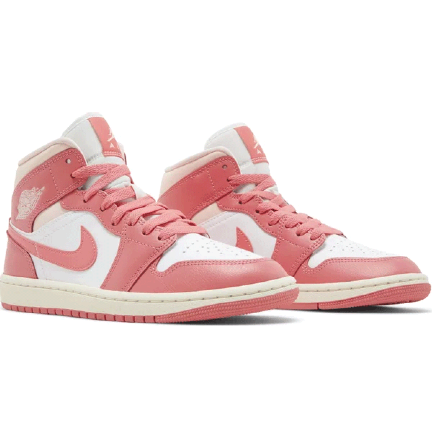 Wmns Air Jordan 1 Mid 'Strawberries and Cream'