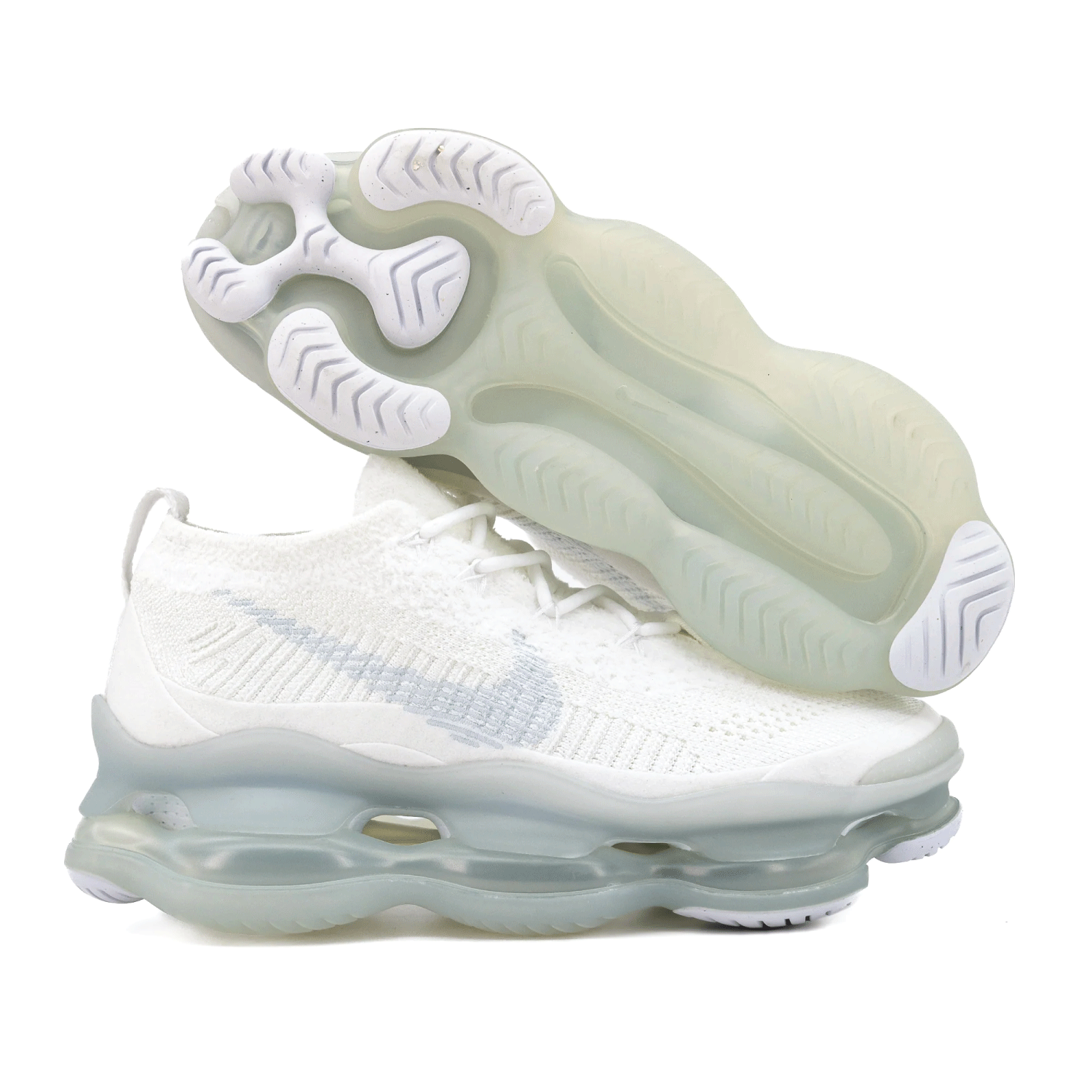 Wmns Air Max Scorpion Flyknit 'White Football Grey'